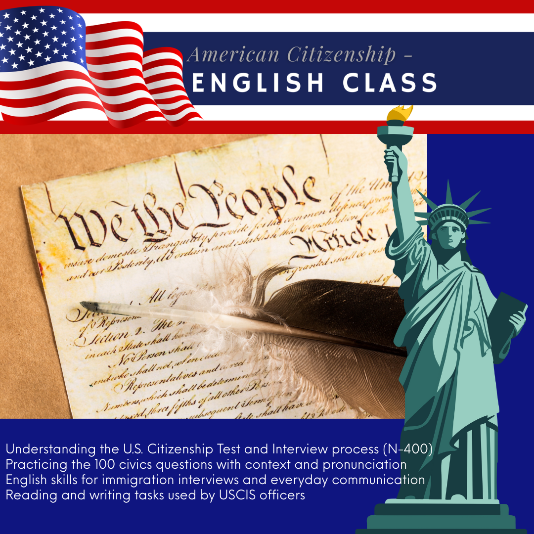 English for American Citizenship Exam / Green Card Preparation