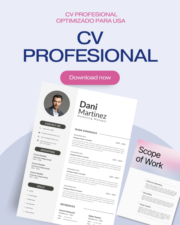 Professional CV in English (ATS-Optimized for the U.S. Market)